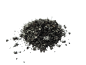 Preview: Black very coarse graphite powder on white background